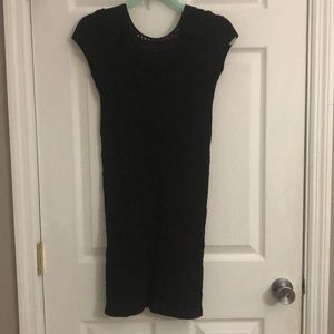 Black Detailed Bebe dress